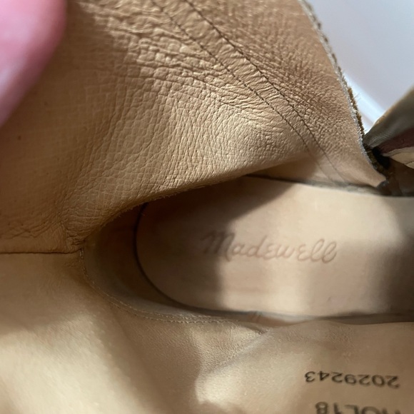 Madewell The Esme Bow Boot in Velvet Burnished Cedar Brown in color Size 8 - Picture 9 of 10